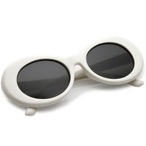 3 dollar oval white sunglasses.